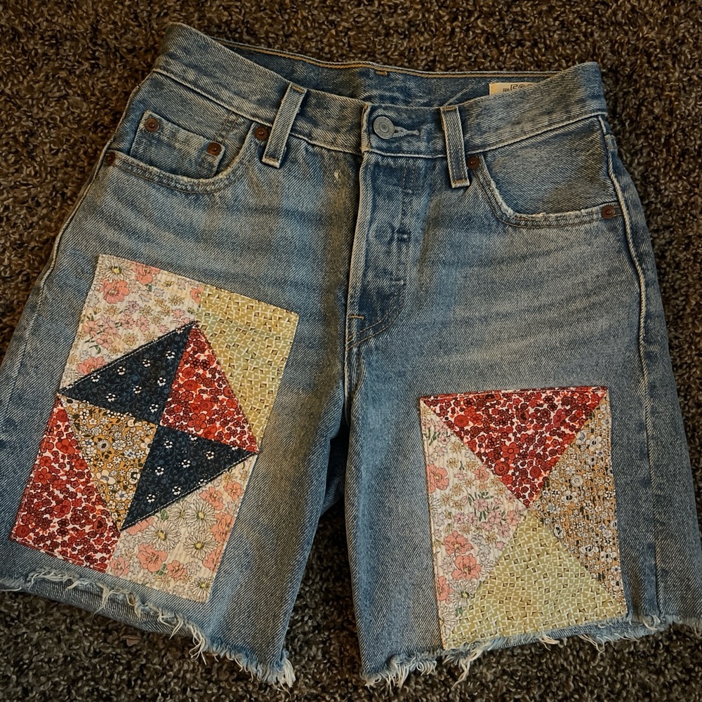 Levi’s 501 Patchwork Denims Shorts